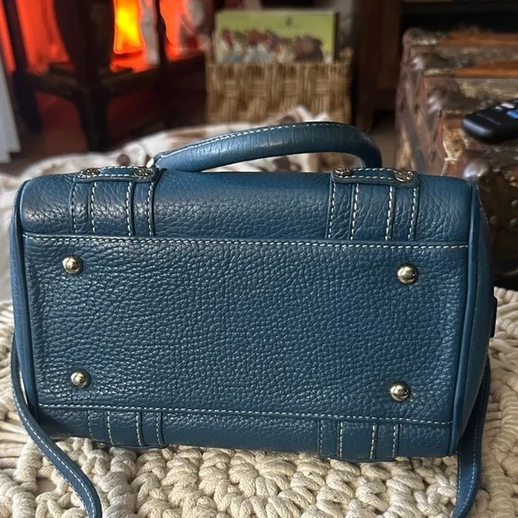 Elegant Teal Satchel Bag - Picture 4 of 13